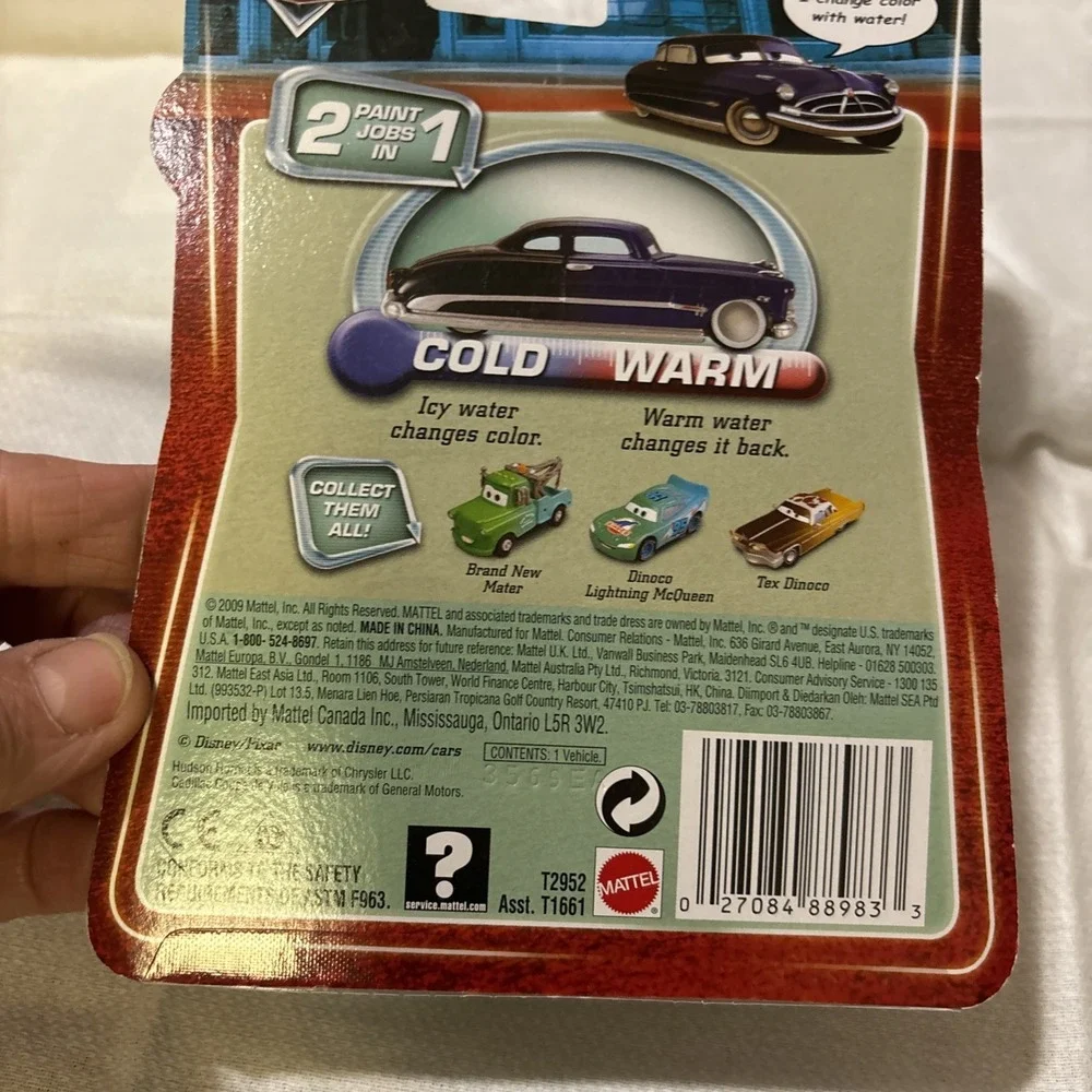 Mattel Disney Pixar Cars Doc Hudson Color Changers‎ Diecast